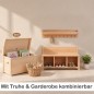 Preview: Kinder Sitzbank mit 3 Fächern ideal kombinierbar mit PEITZ-Modulen für Flur und Kinderzimmer.